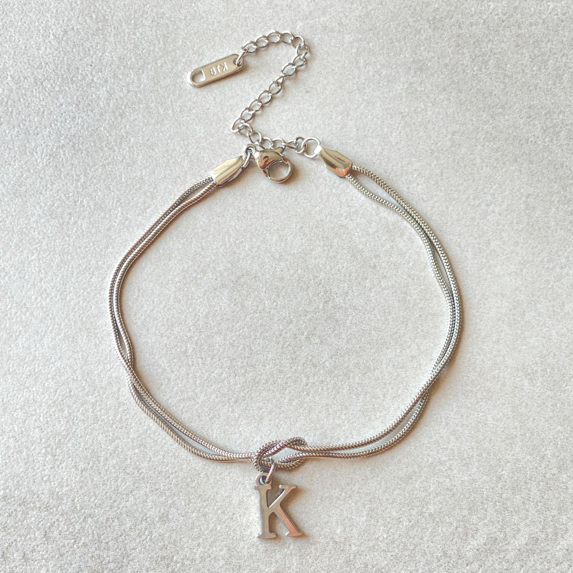 A-Z Love Knot Bracelets For Couples