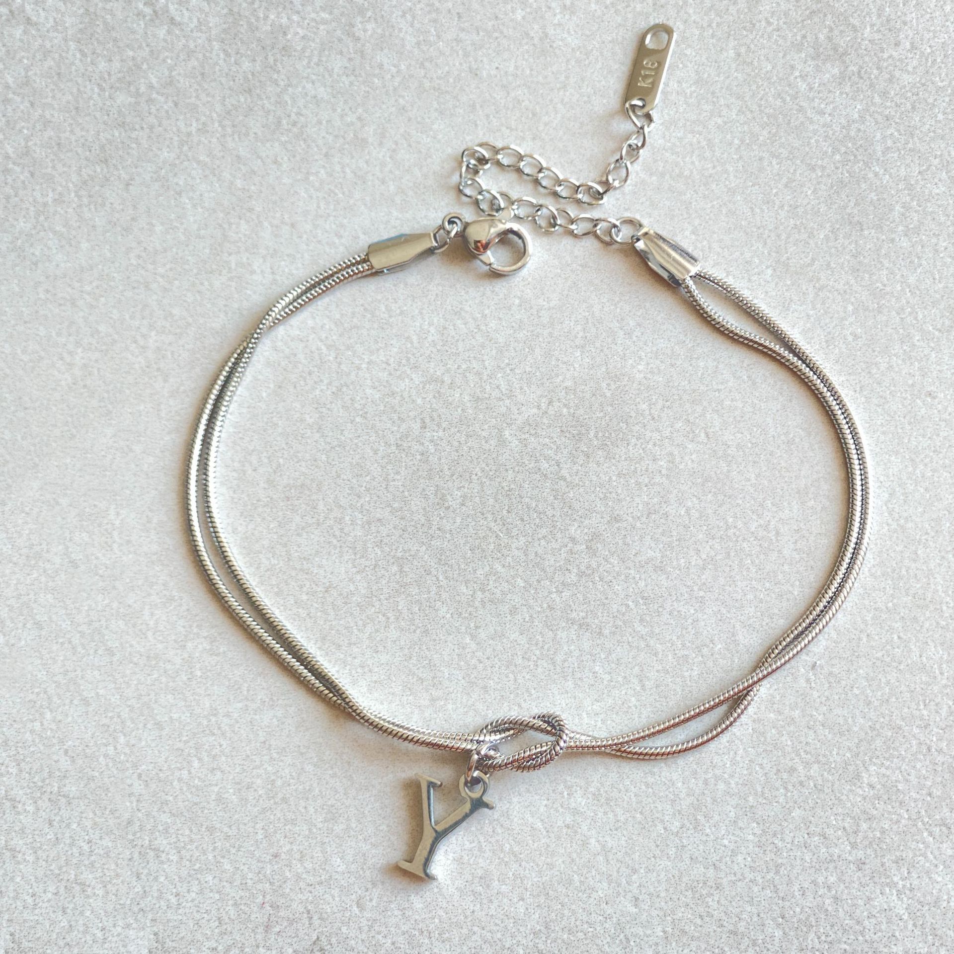 A-Z Love Knot Bracelets For Couples